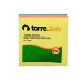 TORRE NOTES MINI CUBO 5X5 CM 250 HJS