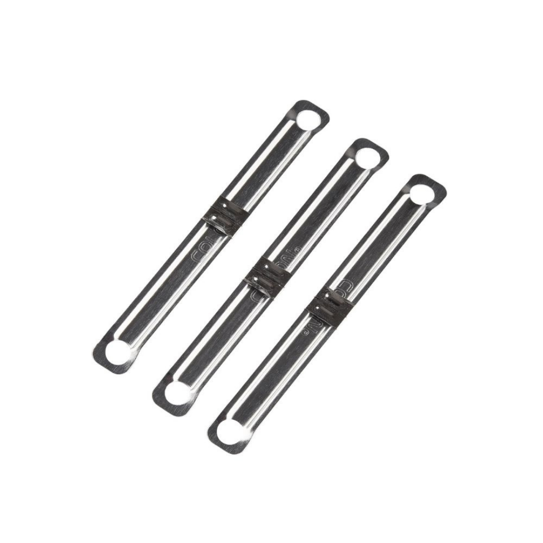 SUJETADOR ECONÓMICO PLATEADO 50 UNID. COLON