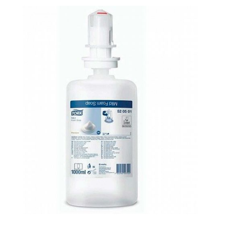 JA70006 TORK  JABON ESPUMA PREMIUM SUAVE 6 SACHET X 1000 ML