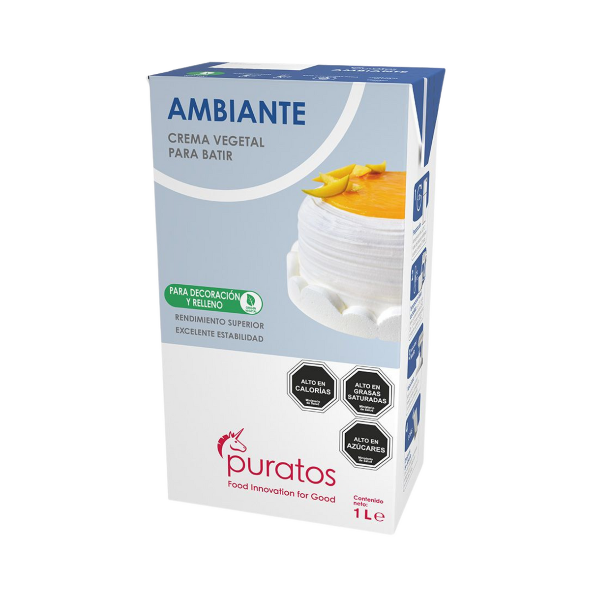 Crema para Batir Ambiante 1 Lt