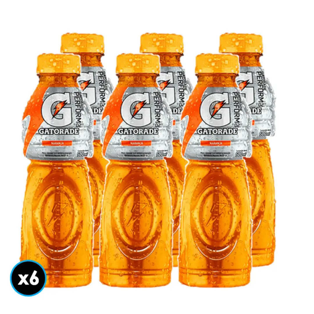GATORADE ISOTONICA  NARANJA 500ML 1X6
