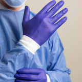 GUANTE NITRILO COBAL TALLA M PROTECT COBALTO 1X100