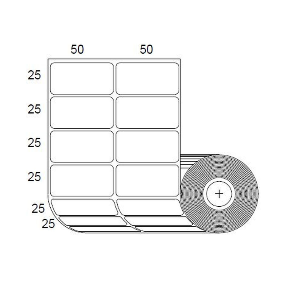 ETIQUETA 25X50 MM