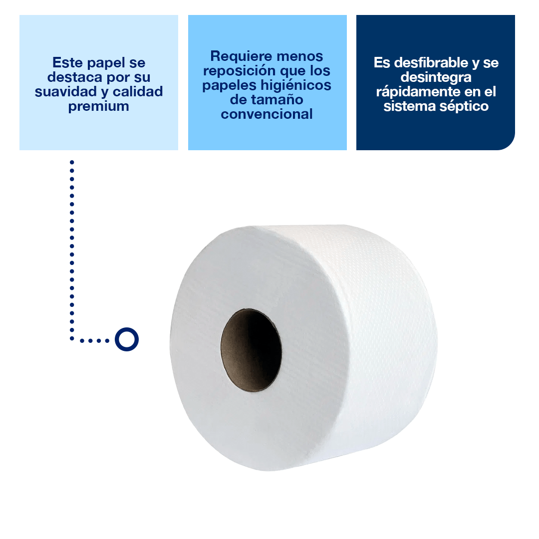 HI70003 TORK UNIVERSAL HIGIENICO JUMBO H/S 12X300 MT