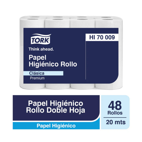 HI70009 TORK PREMIUM HIGIENICO ROLLO D/H 48X20 MT