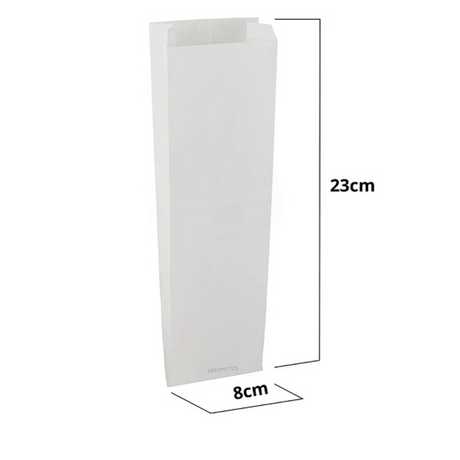 SACO PAPEL BLANCO 1/2 KILO 1X1000