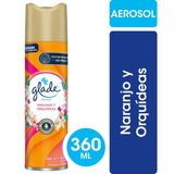 DESODORANTE AMBIENTAL GLADE 360 NARANJO Y ORQUIDEAS