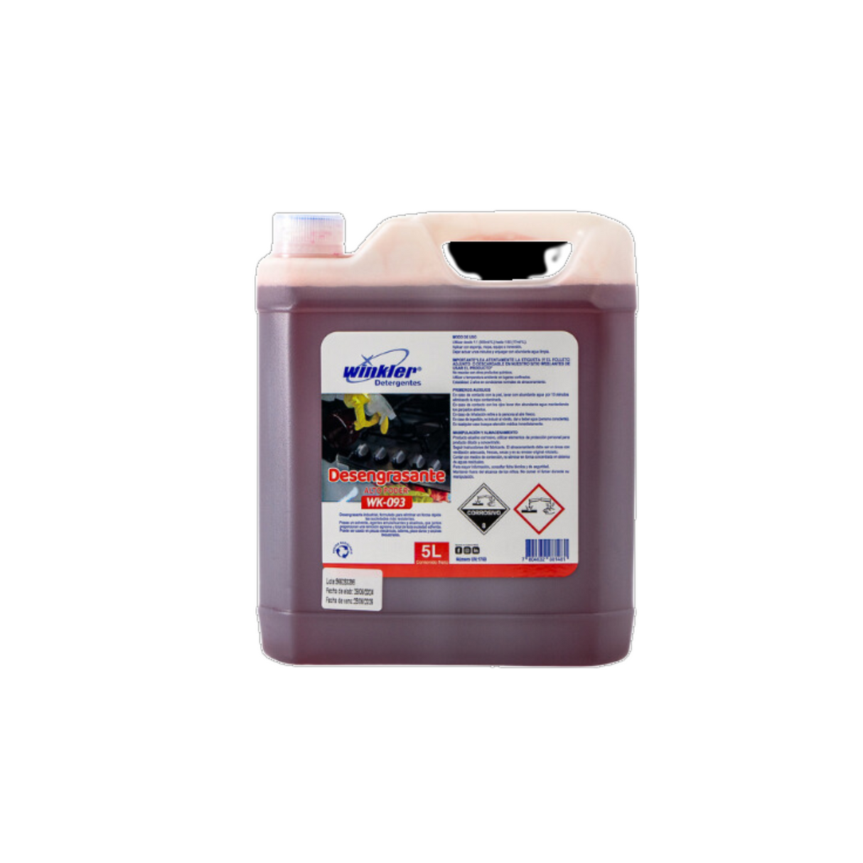 Desengrasante Industrial de Alto Poder WK-093 - 5 Litros