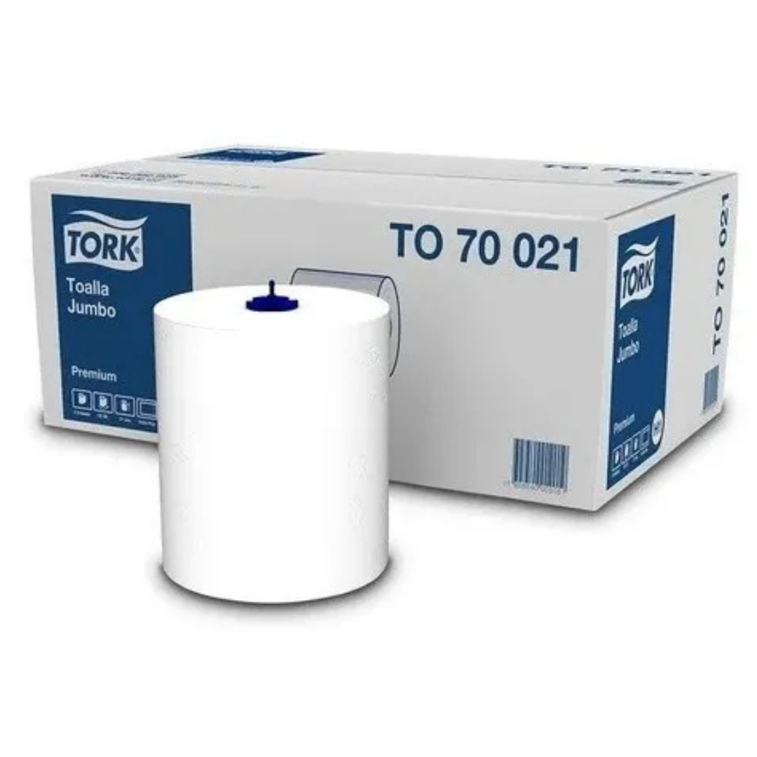 TO70021 TORK PREMIUM TOALLA JUMBO D/H 6X150 MT