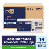 TO70027 TORK ADVANCED TOALLA INTERFOLIADA D/H 16X200 HJ