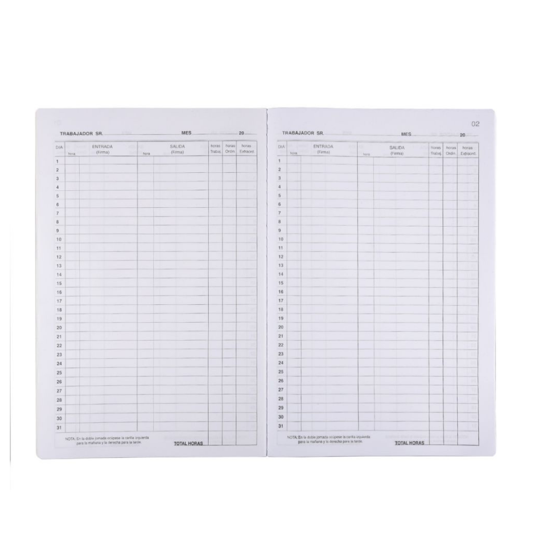 LIBRO ASISTENCIA AUCA 50 HJS  - TORRE