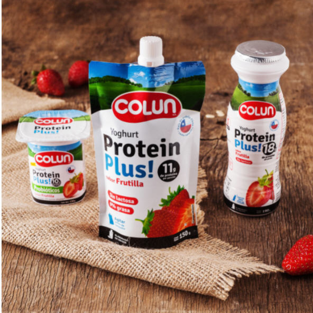 YOGHURT PROTEIN PLUS FRUTILLA 150GR 1X24 | COLUN