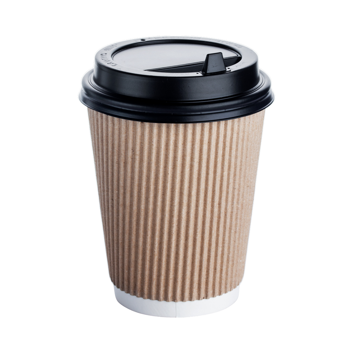 Vaso Ripple 8oz Kraft c/PE interior 1x25