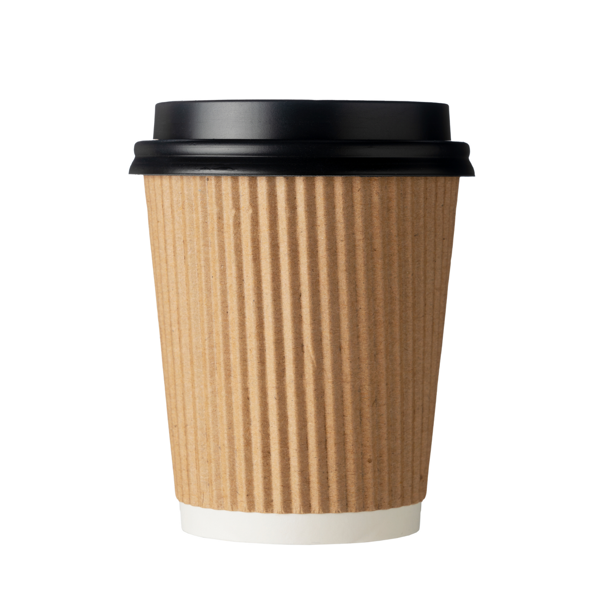 Vaso Ripple 8oz Kraft c/PE interior 1x25