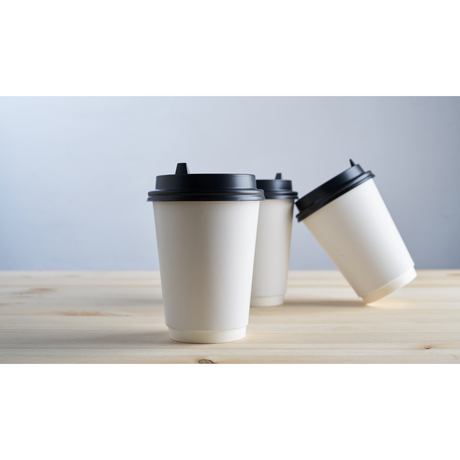 VASO DOBLE PARED BLANCO 12 OZ 1X25