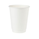 VASO DOBLE PARED BLANCO 12 OZ 1X25