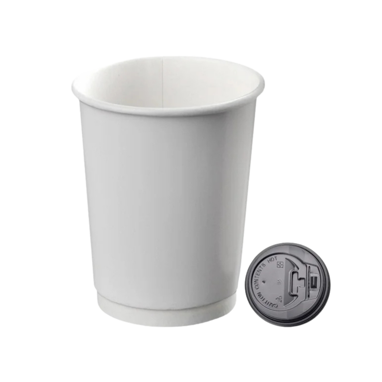 VASO DOBLE PARED BLANCO 12 OZ 1X25