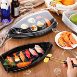 BARCO CHICO BASE NEGRA T/TRANSPARENTE SUSHI