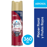 DESODORANTE AMBIENTAL GLADE 360 PLACERES FLORAL Y FRUTOS ROJOS