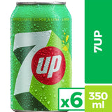 BEBIDA EN LATA SEVEN UP 350ML 1X6