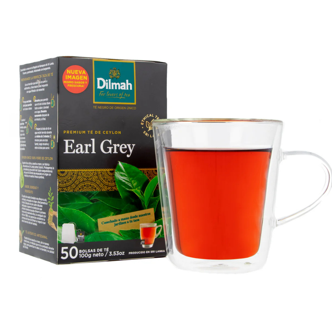 TE EARL GREY 50 UNIDADES DILMAH
