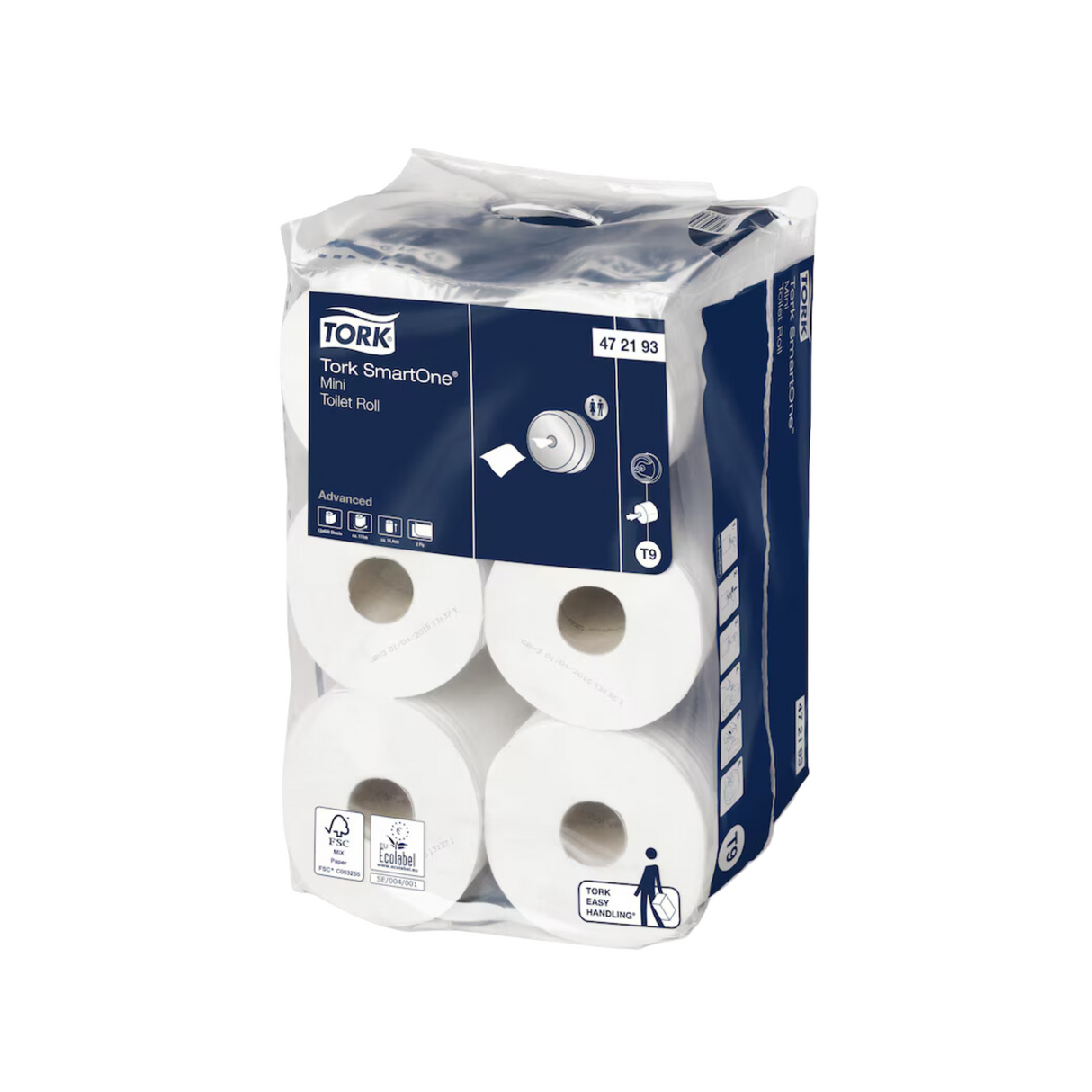 Tork SmartOne® Mini Papel Higiénico D/H 12X111,6MT