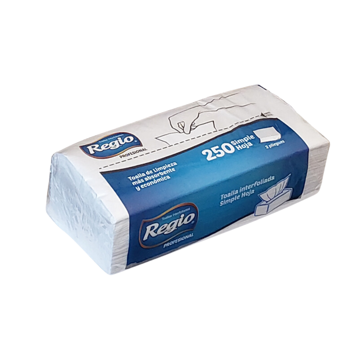 Toalla interfoliada hoja simple 1x250
