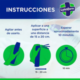 DESINFECTANTE DE AMBIENTES  LYSOFORM FRUTAL AEROSOL 360 ML