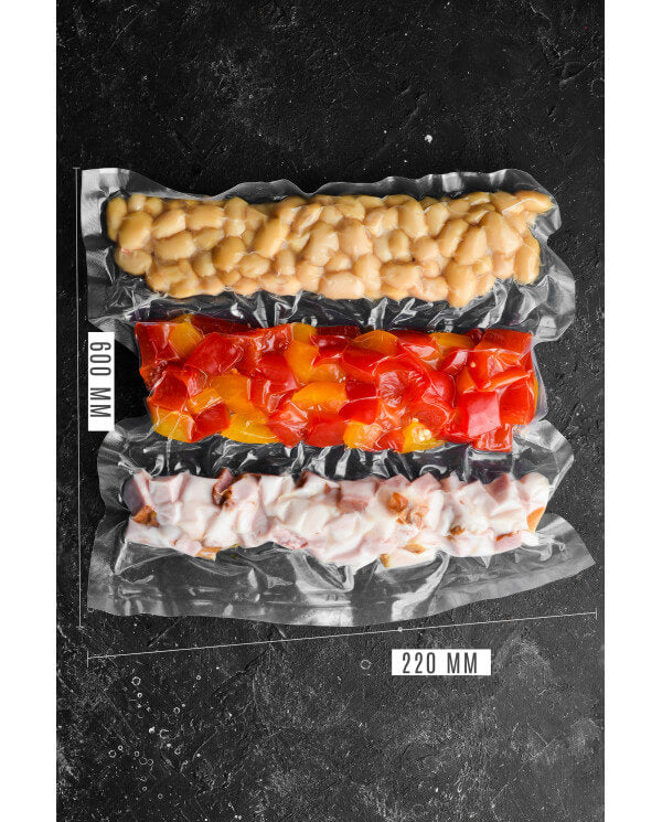 Bolsas de Vacío de 220x600 mm 75 Micras