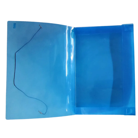 CARPETA CAJA C/ELASTICO OFICIO AZUL LAVORO