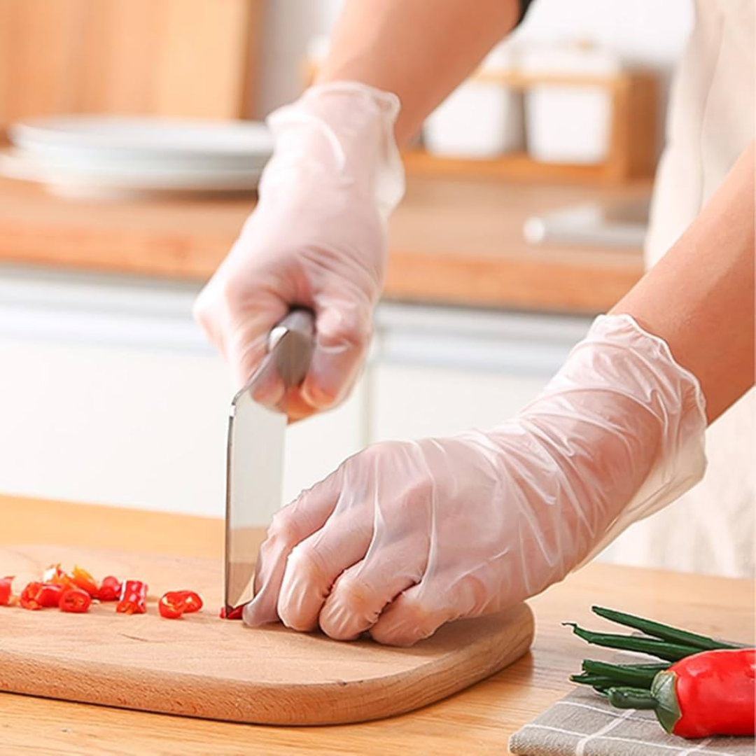 GUANTE VINILO TRANSLUCIDO TALLA L 1X 100