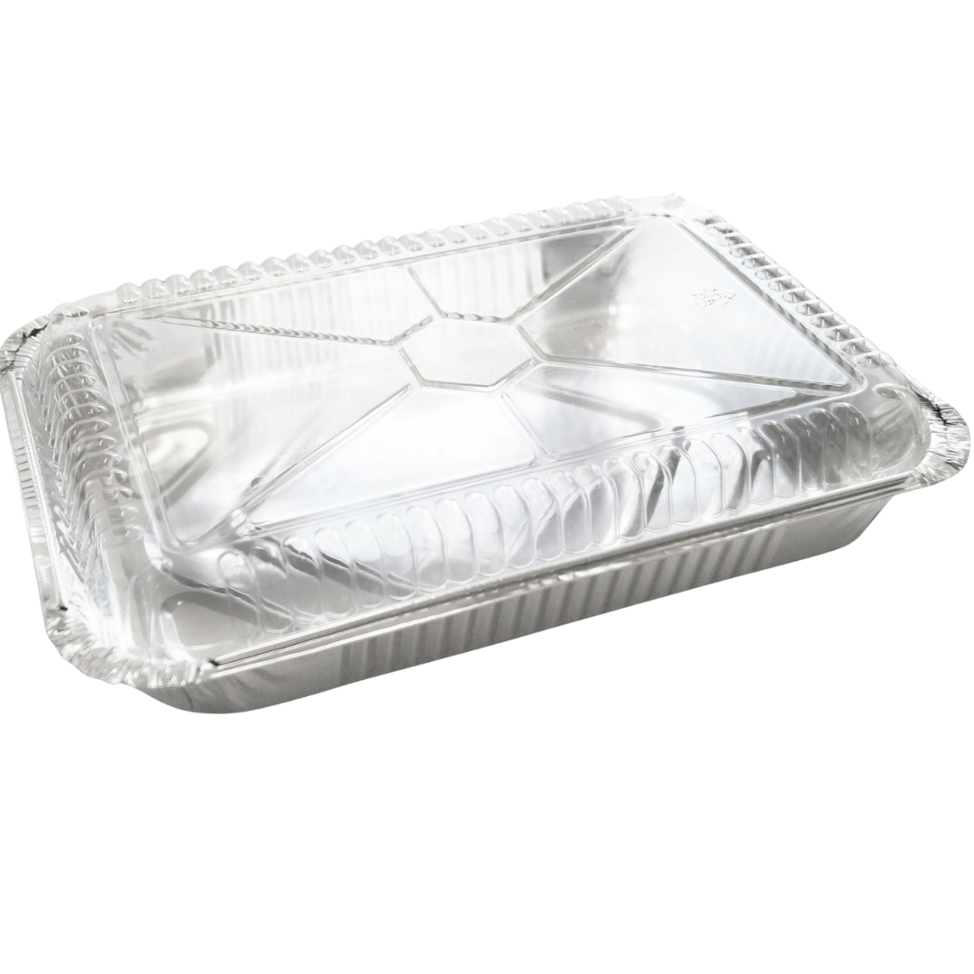 BANDEJA ALUMINIO 2000ML C40 CON TAPA BOPP 1X20