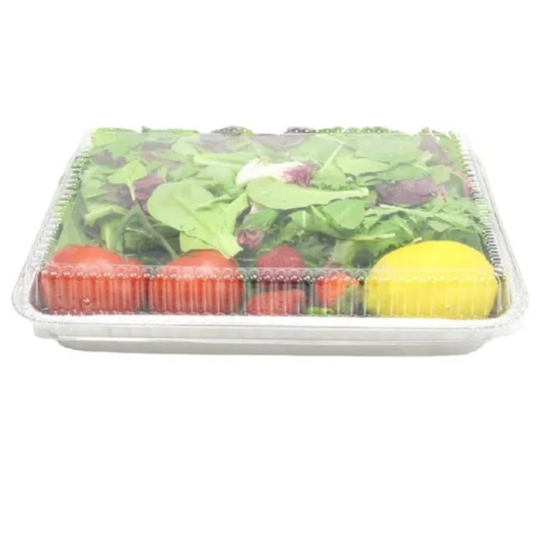 BANDEJA ALUMINIO 2000ML C40 CON TAPA BOPP 1X20