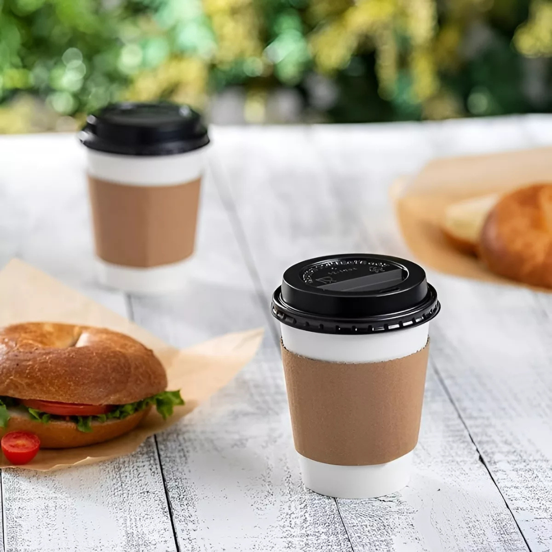 TAPA CAPUCCINO 8 OZ TIRA 50 UNIDADES
