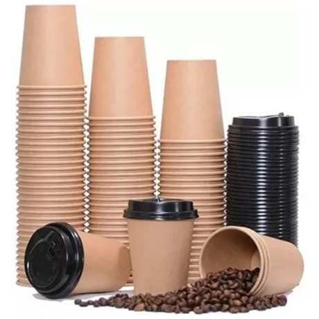 TAPA CAPUCCINO 12 OZ TIRA 50 UNIDADES