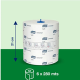 TO70033 TORK UNIVERSAL TOALLA JUMBO TAD H/S 6 X280 MT
