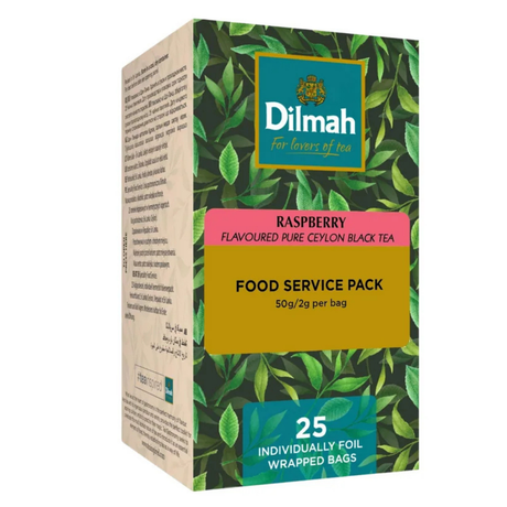 TE NEGRO DILMAH GOURMET MANZANA CANELA VAINILLA 1X25