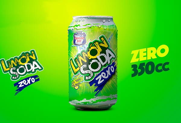 BEBIDA EN LATA LIMON SODA ZERO 350ML 1X6