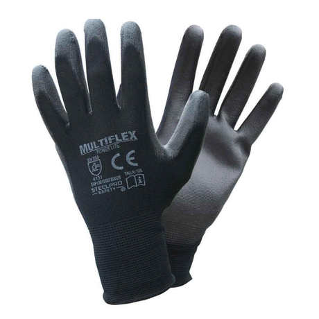 PAR GUANTE MULTIFLEX FORCE NEGRO L