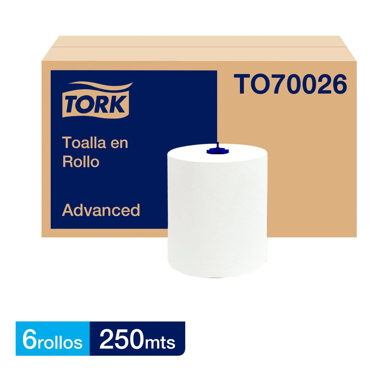 TO70026 TORK ADVANCED TOALLA JUMBO H/S 6X250
