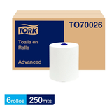 TO70026 TORK ADVANCED TOALLA JUMBO H/S 6X250
