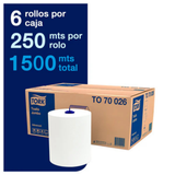 TO70026 TORK ADVANCED TOALLA JUMBO H/S 6X250