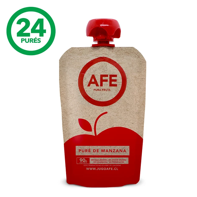 PURÉ DE MANZANA PERA AFE 24 UNIDADES
