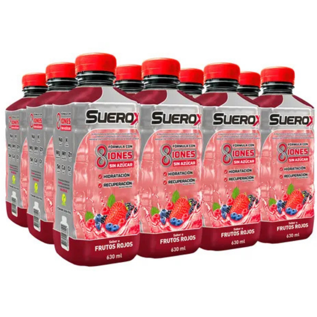 SUEROX 630ML FRUTOS ROJOS 1x12
