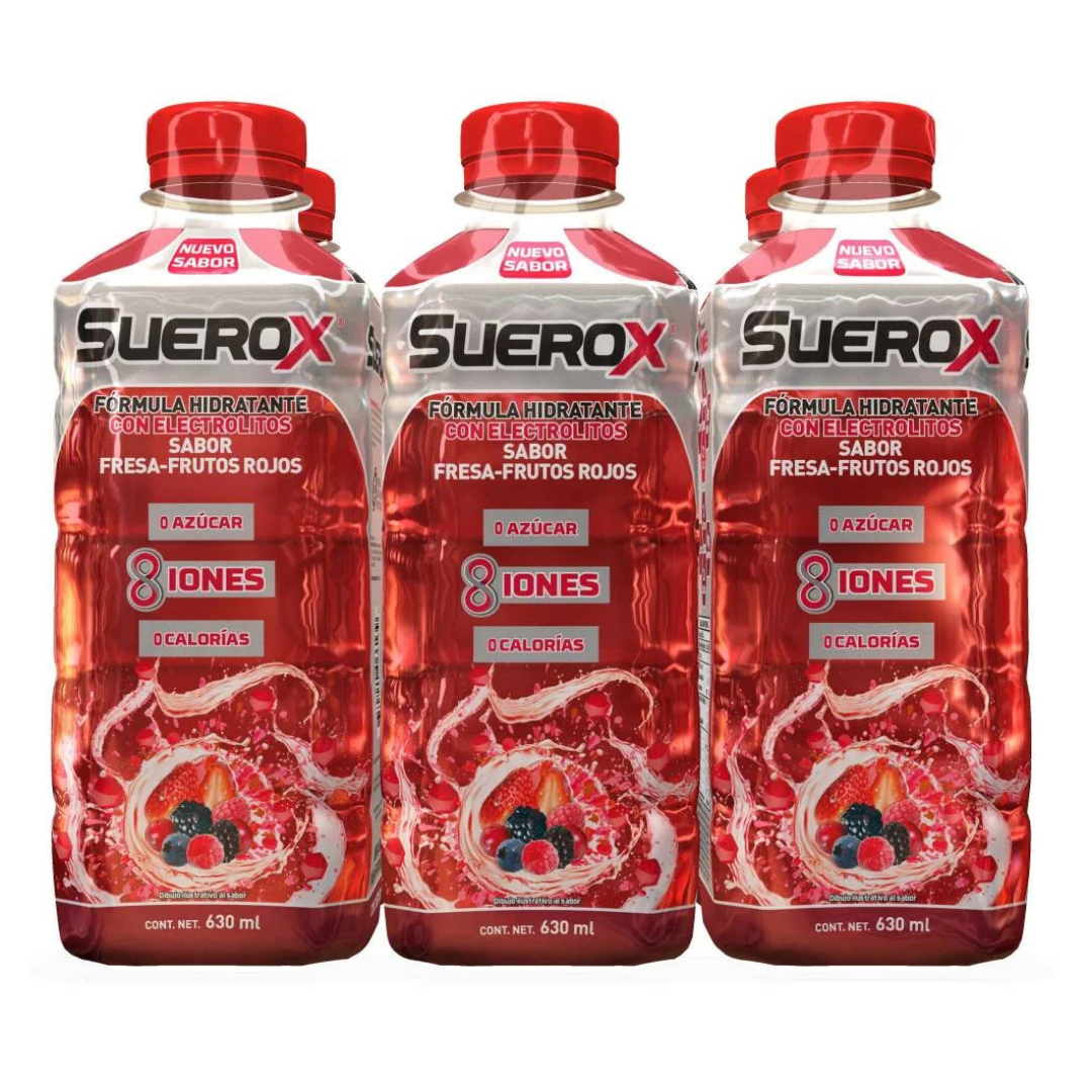 SUEROX 630ML FRUTOS ROJOS 1x12