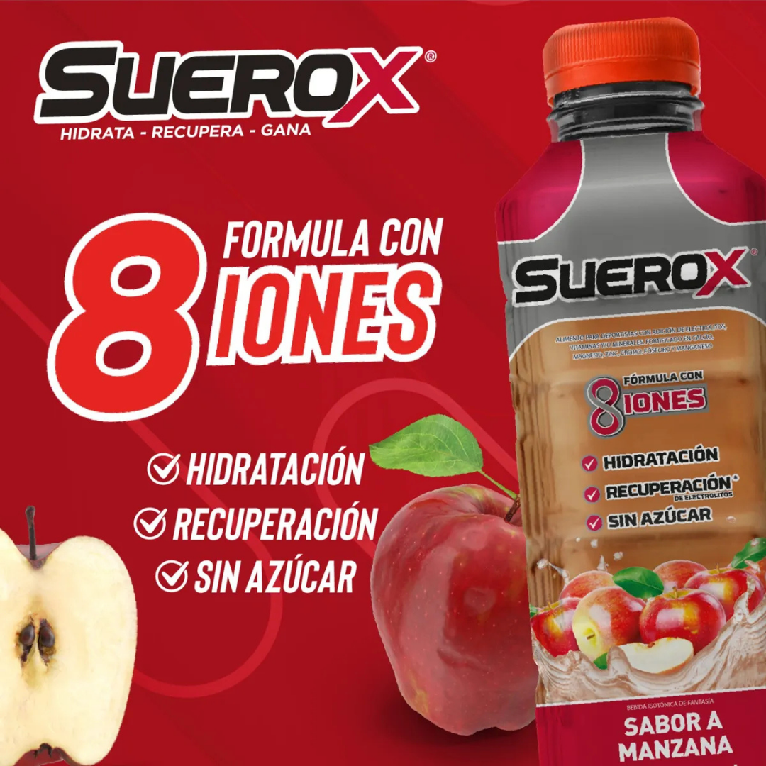 SUEROX 630ML MANZANA 1x12