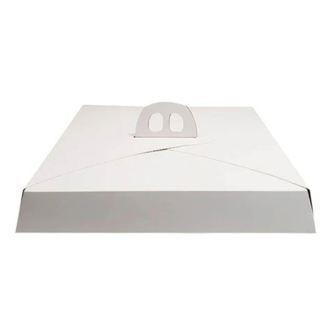 CAJA TARTALETA GRANDE BLANCA 35X35X5