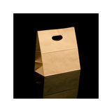 Bolsa Kraft 28X28X15Cm Asa Troquel plast