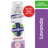 DESINFECTANTE DE AMBIENTES LYSOFORM LAVANDA AEROSOL 360 ML