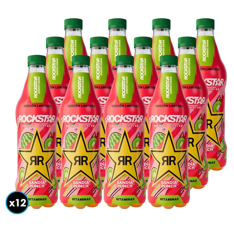 BEBIDA ENERGÉTICA ROCKSTAR SANDÍA PUNCH 500 ML